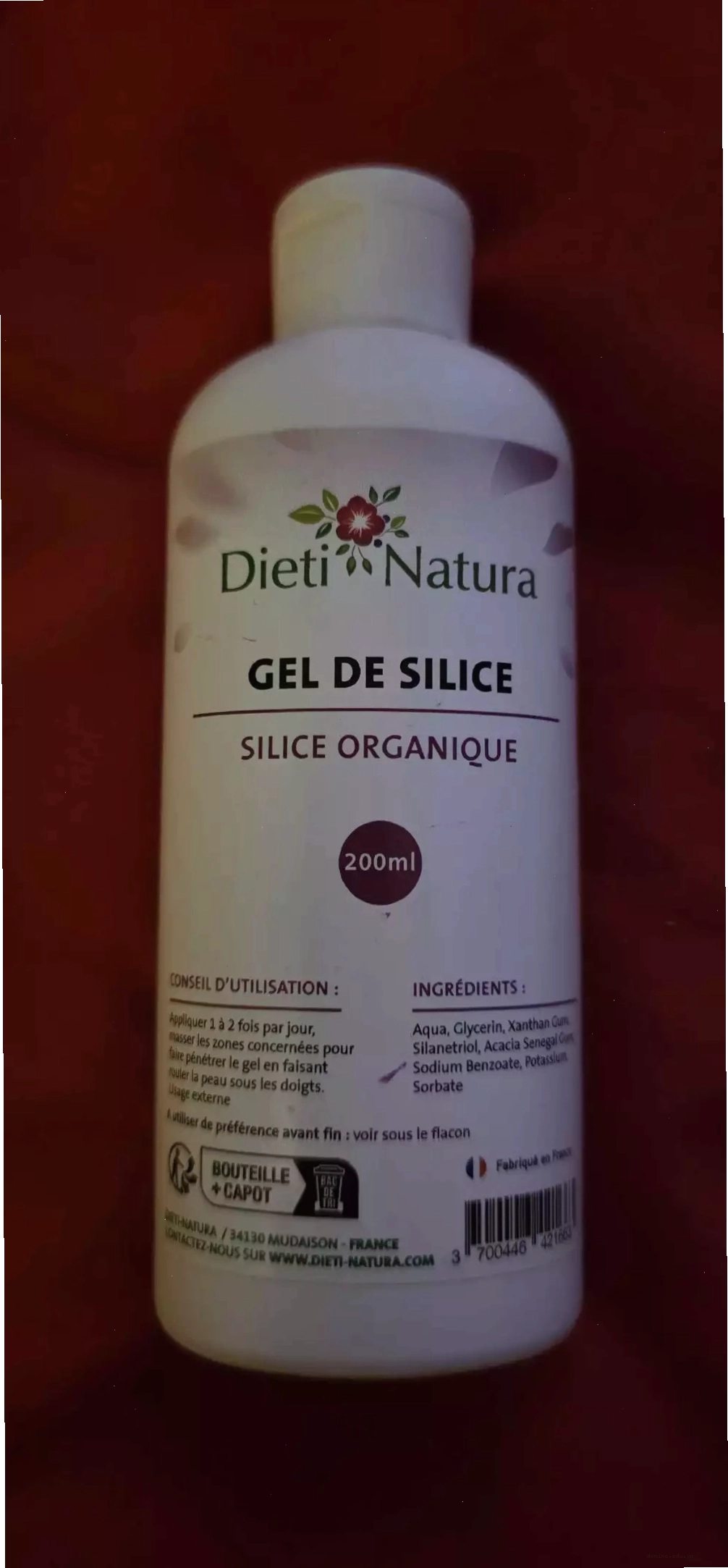 Dieti Natura Gel de silice - Hỗ trợ sức khỏe đường ruột