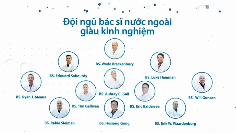 Đội ngũ bác sĩ nước ngoài tại ACC