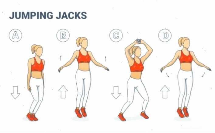 Động tác bật nhảy (Jumping Jack) - bài tập cardio đốt mỡ toàn thân