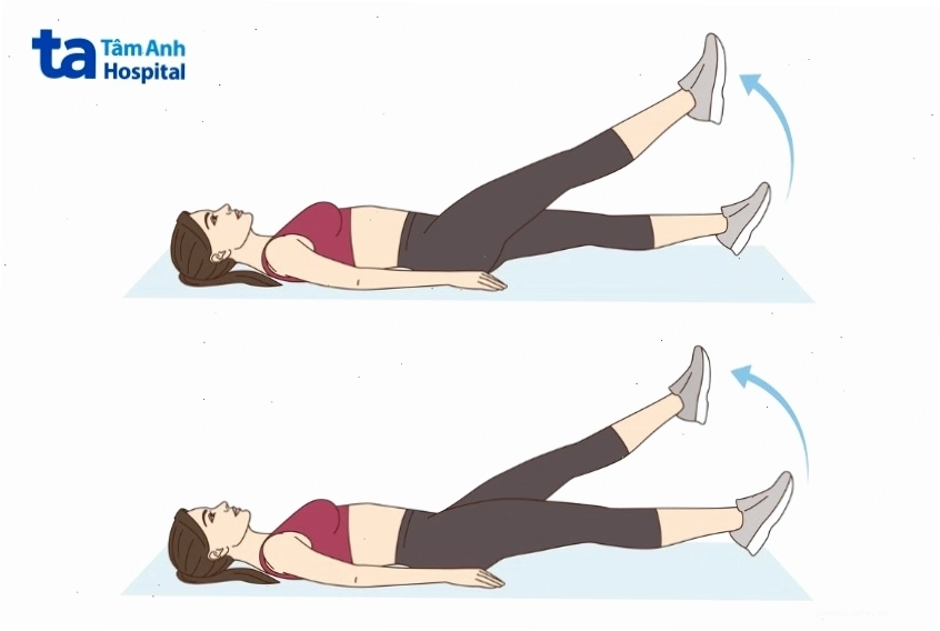 Động tác đá cắt kéo giúp làm săn chắc cơ bụng dưới