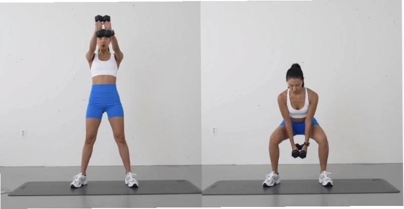 Động tác DB Swing cho nữ với tạ