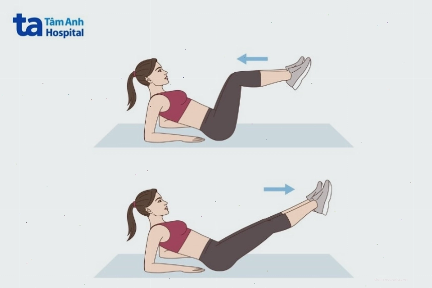 Động tác gập duỗi chân