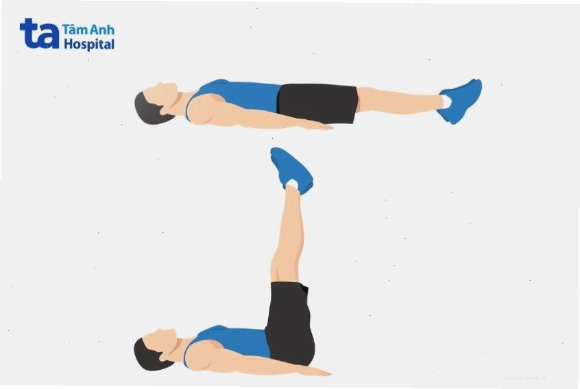 Động tác nằm nâng chân hiệu quả cho cơ bụng dưới
