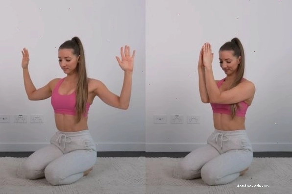 Động tác Prayer Squeeze cải thiện độ săn chắc vòng 1