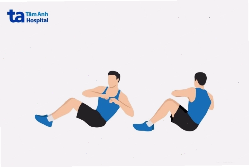 Động tác vặn mình kiểu Nga giúp đốt calo và săn chắc cơ liên sườn