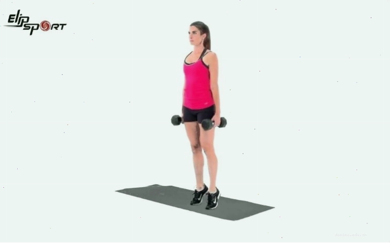 Dumbbell Calf Raise là bài tập hiệu quả giúp phát triển cơ bắp chân