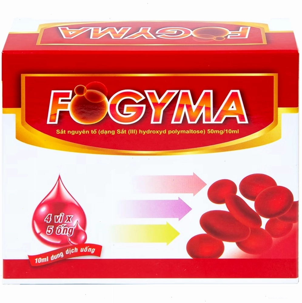 Dung dịch uống Fogyma điều trị thiếu máu do thiếu sắt