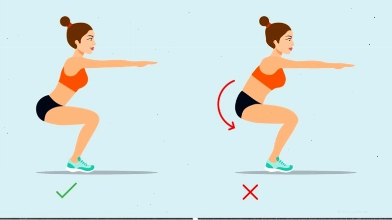 Đứng lên bằng cơ mông là một sai lầm làm giảm hiệu quả tập luyện
