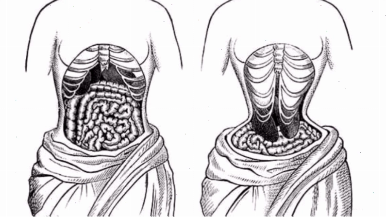 Ép chặt vùng bụng có thể làm tổn thương nội tạng