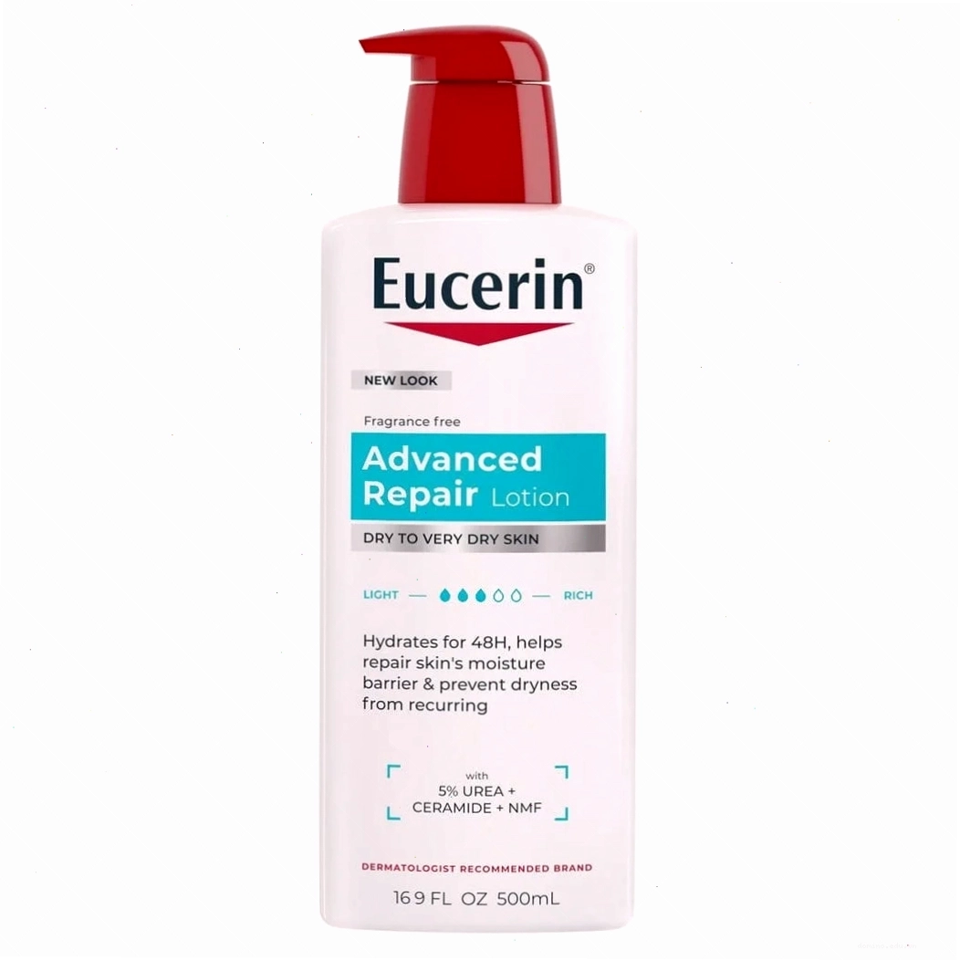 Eucerin body lotion giúp phục hồi làn da khô ráp