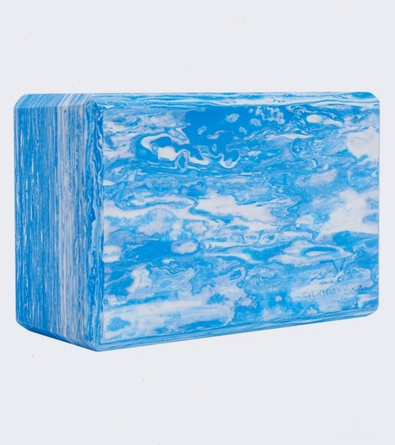 Everyday Yoga 4 Inch Marbled Foam Yoga Block với họa tiết độc đáo