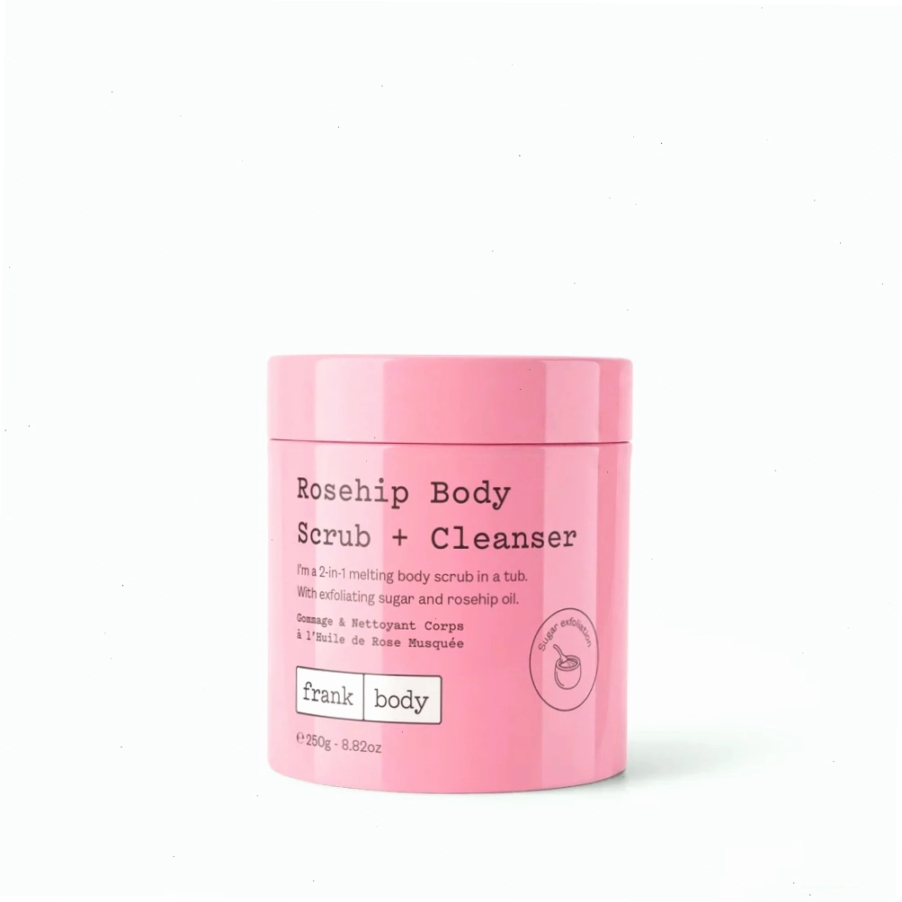 Frank Body Rosehip Body Scrub & Cleanser cho da nhạy cảm