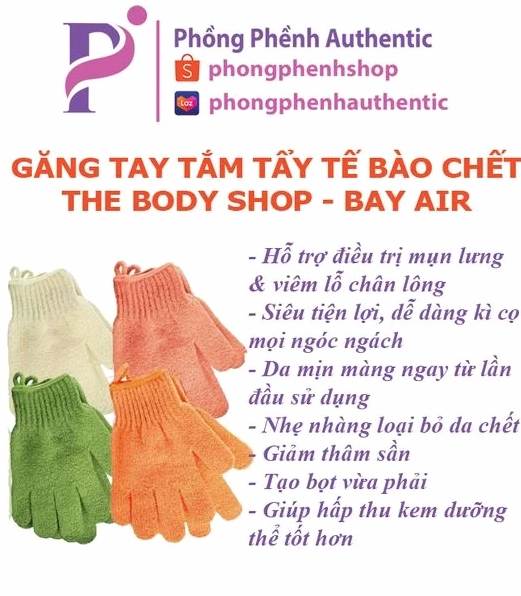 Găng Tay Tắm The Body Shop: Bí Quyết Tẩy Tế Bào Chết & Tạo Bọt Hoàn Hảo
