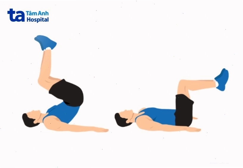 Gập bụng ngược tác động hiệu quả vào cơ bụng dưới