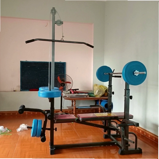 Ghế tập tạ đa năng Xuki thực tế tại nhà