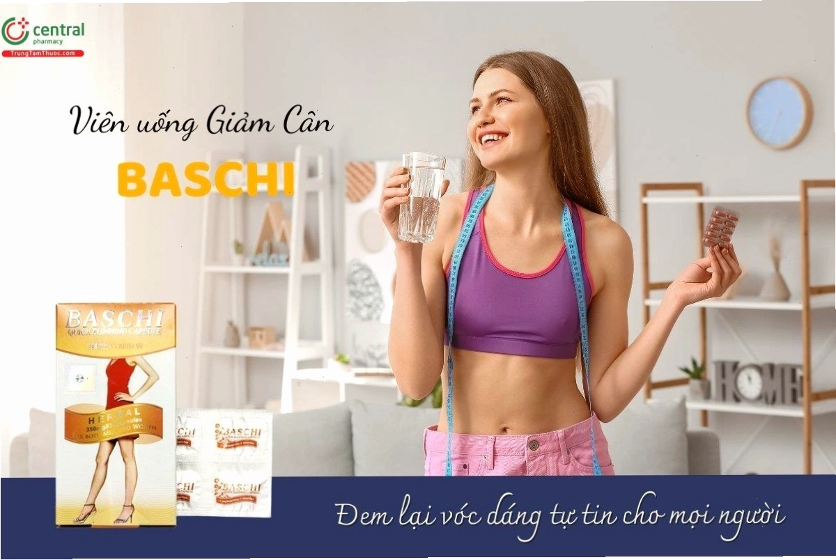 Giảm Cân Baschi Cam Thái Lan sản xuất từ thảo dược thiên nhiên