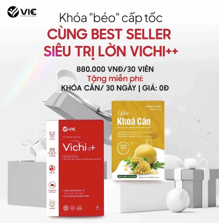Giảm cân Vichi có tốt không? Đánh giá chi tiết công dụng và thành phần