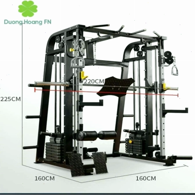 Giàn tạ đa năng DHFN 10in1 DL – Phiên bản cao cấp với xô đơn rời