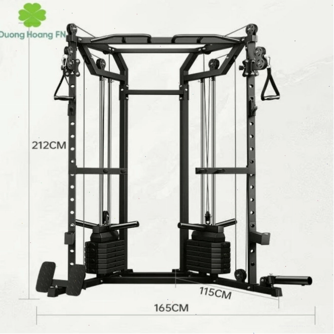 Giàn tạ đa năng DHFN R bền đẹp, đa chức năng cho phòng gym tại nhà