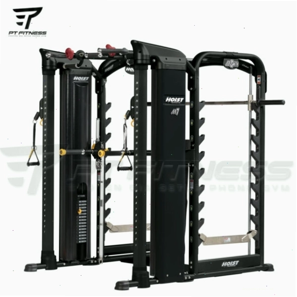 Giàn tạ đa năng Mỹ HOIST Mi7 Smith với hệ thống thanh tạ Smith linh hoạt