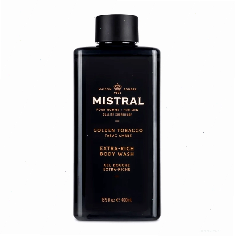 Golden Tobacco Body Wash với hương thuốc lá và gỗ