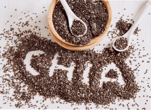 Hạt chia khô nguyên chất, nhỏ bé nhưng giàu dinh dưỡng