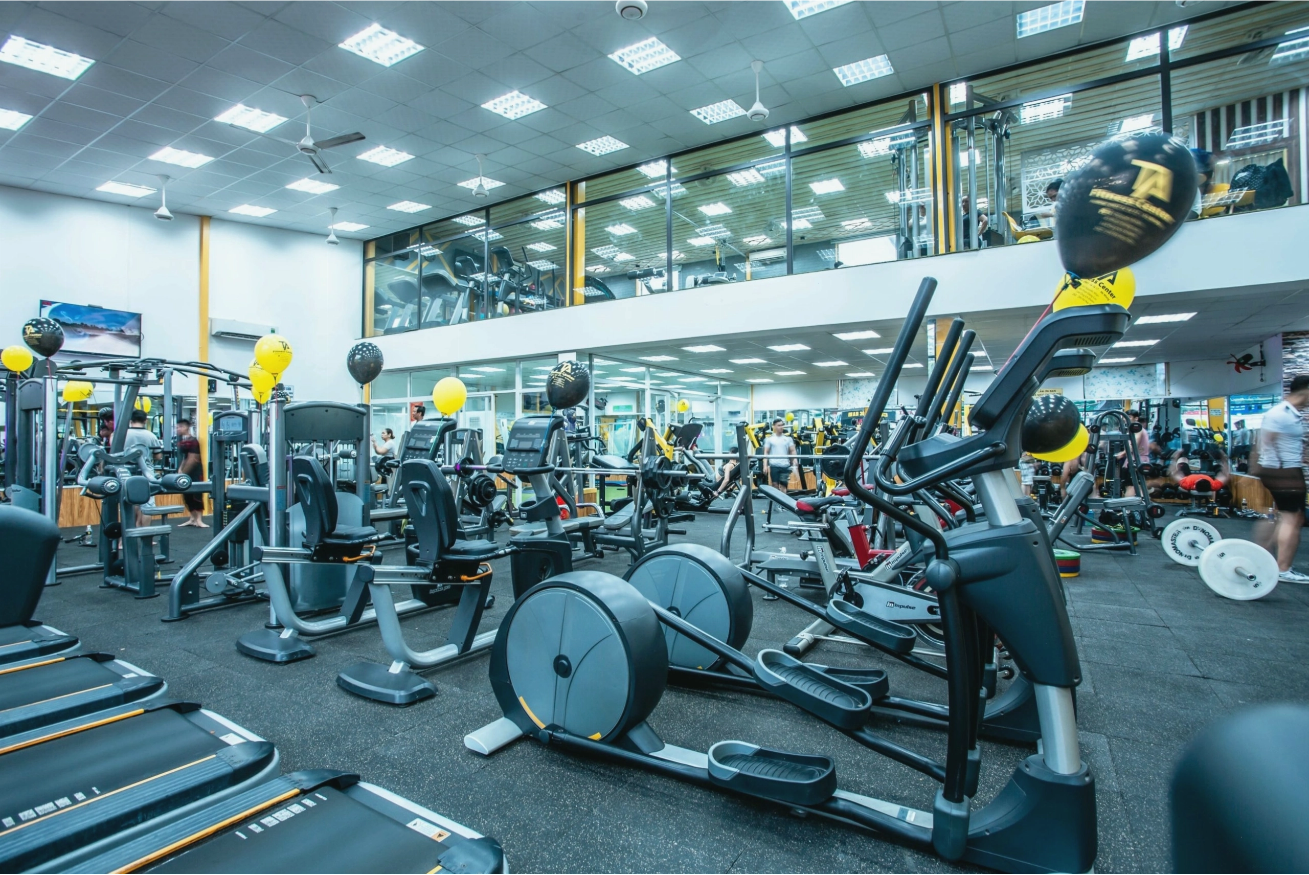 Hệ thống máy tập Gym hiện đại tại TA Galaxy