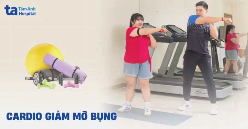 Hình ảnh minh họa các bài tập cardio giảm mỡ bụng