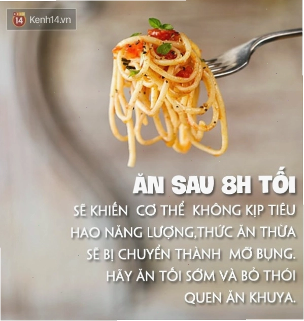 Hình ảnh minh họa các loại thực phẩm không tốt cho vóc dáng
