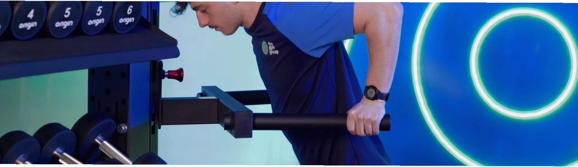 Hình ảnh minh họa các nhóm cơ hoạt động khi tập dip gym
