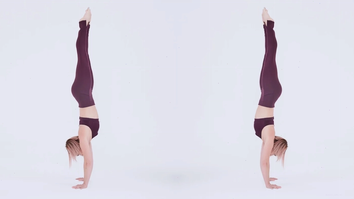 Hình ảnh minh họa tư thế yoga handstand đẹp mắt