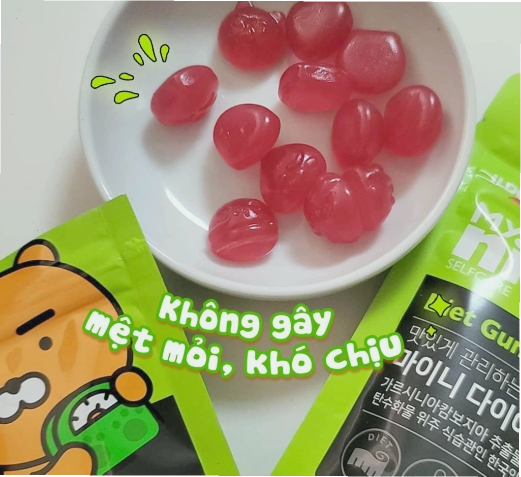 Hình ảnh người sử dụng kẹo giảm cân Myni ILDONG Hàn Quốc