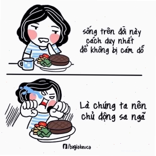 Hình meme giảm cân với mỡ bụng lộ rõ trước gương