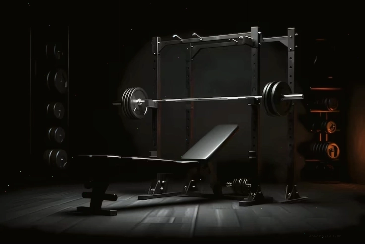 Hình nền máy tính với họa tiết 3D thiết bị gym