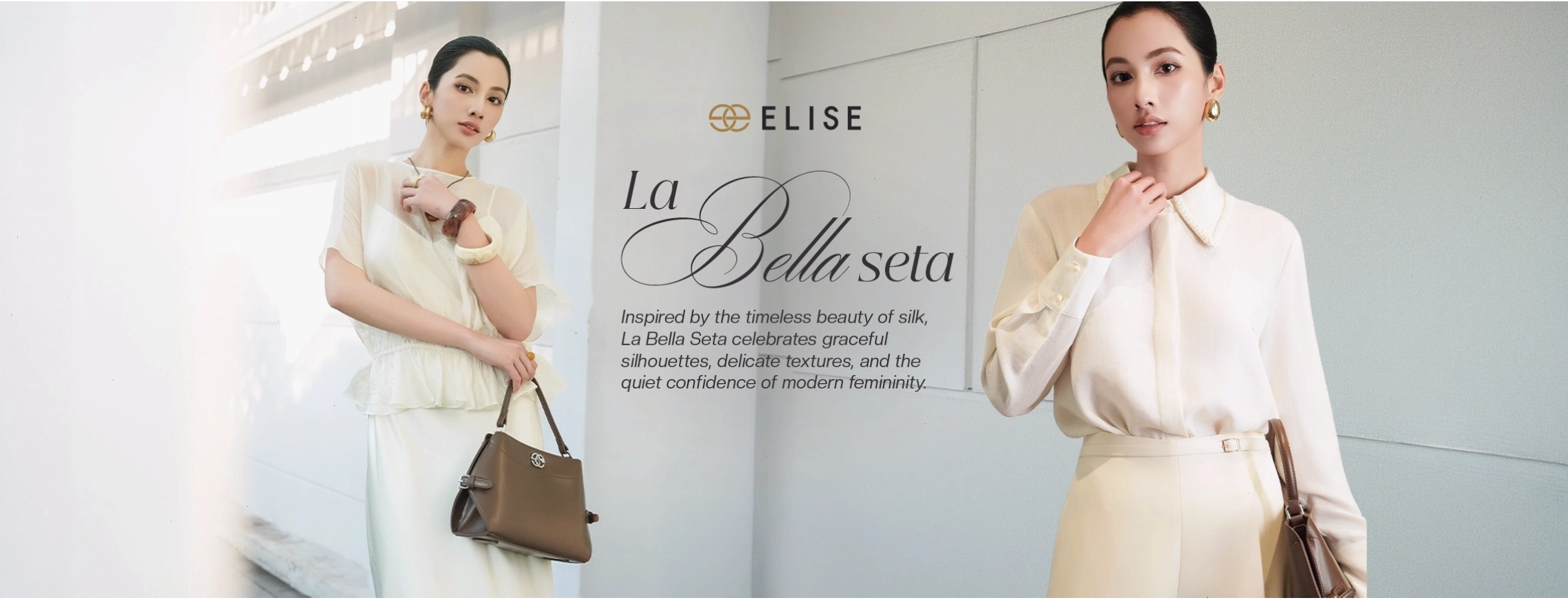 Hoa hậu Mai Phương và Á hậu Phương Nhi tại sự kiện thời trang Elise
