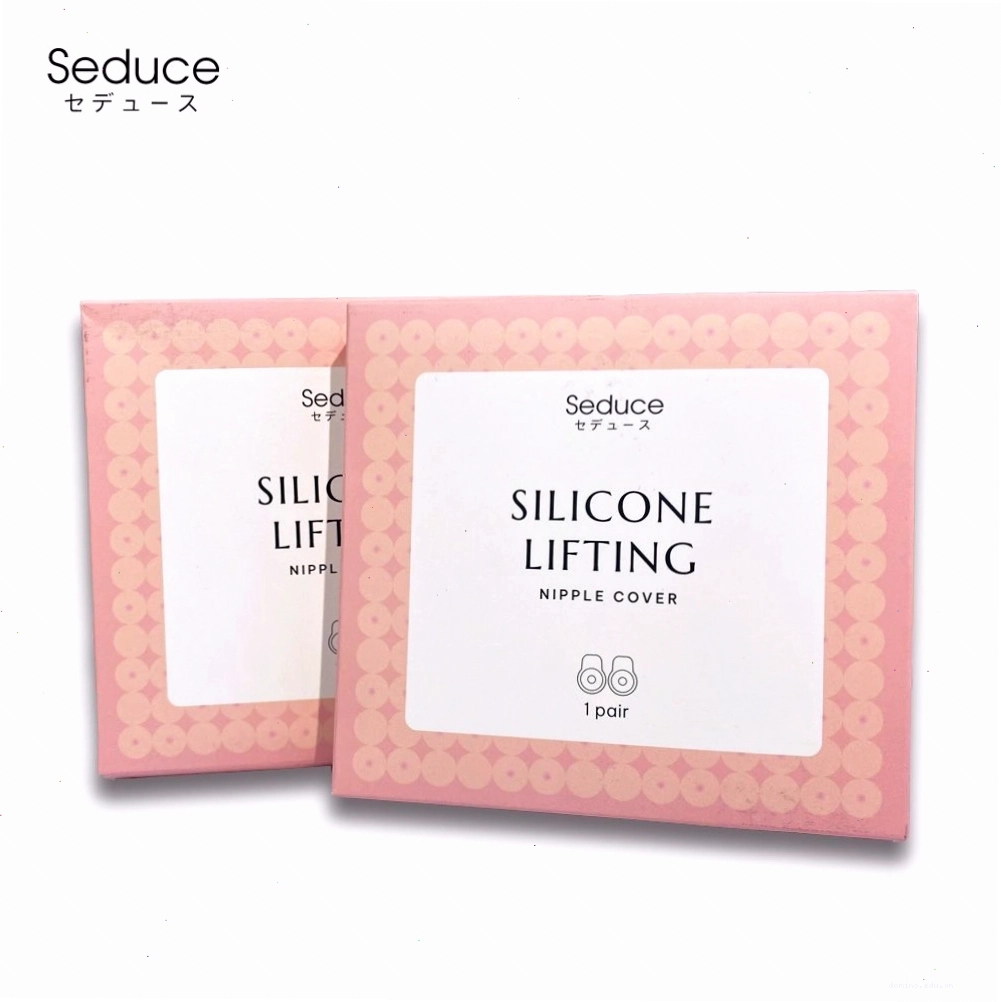 Hộp 1 cặp miếng dán ngực keo có tai nâng ngực silicon Seduce