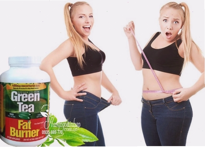Hộp thuốc giảm cân Trà Xanh Green Tea Fat Burner 400mg
