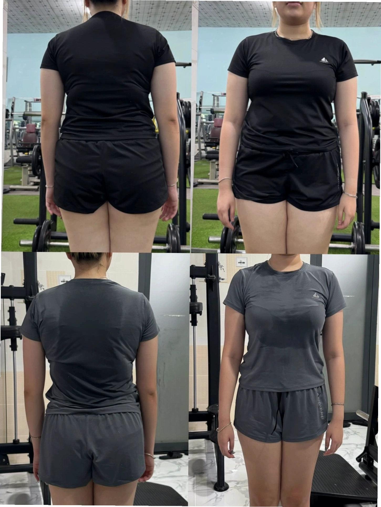 Huấn luyện viên cá nhân đang hướng dẫn bài tập cho học viên tại phòng gym