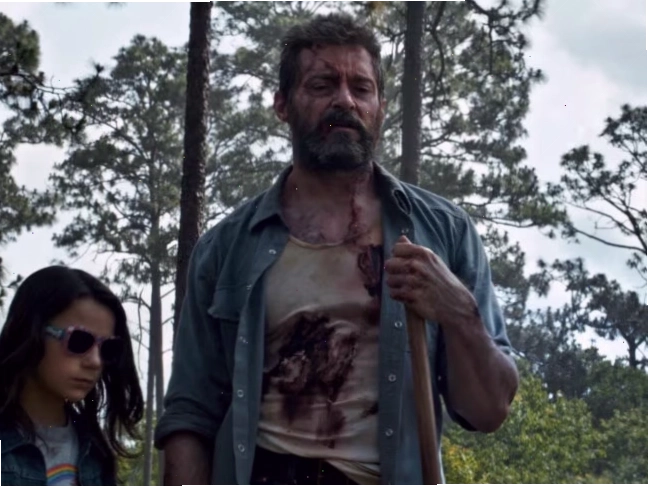 Hugh Jackman trong vai Logan với cơ thể săn chắc gầy guộc