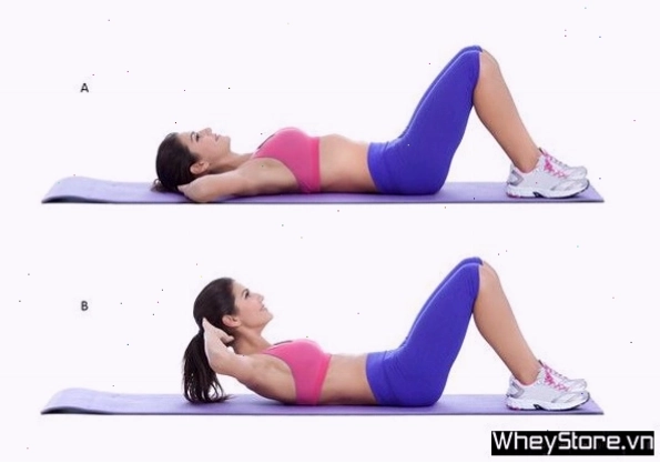 Hướng dẫn bài tập gập bụng giảm mỡ bụng dưới