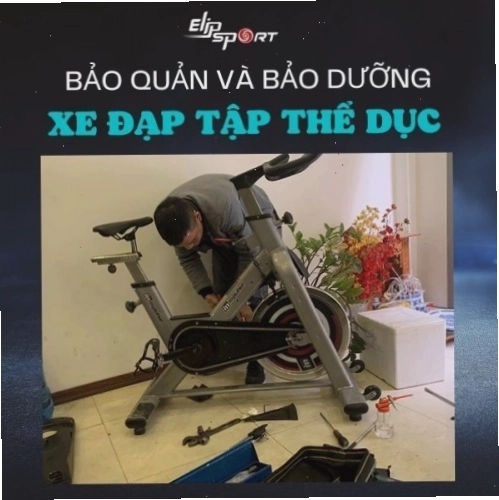 Hướng dẫn bảo quản và bảo dưỡng xe đạp tập thể dục tại nhà hiệu quả