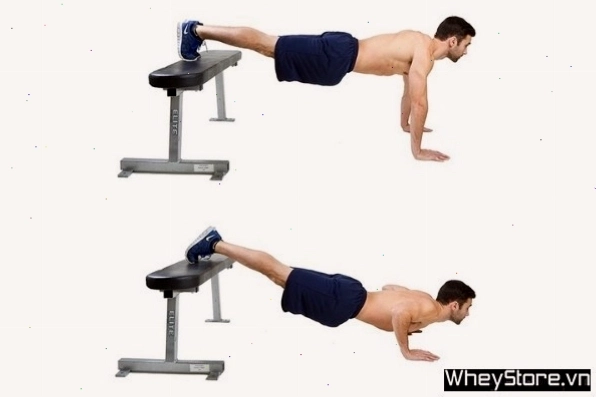 Incline Push Up tác động vào phần ngực trên hiệu quả
