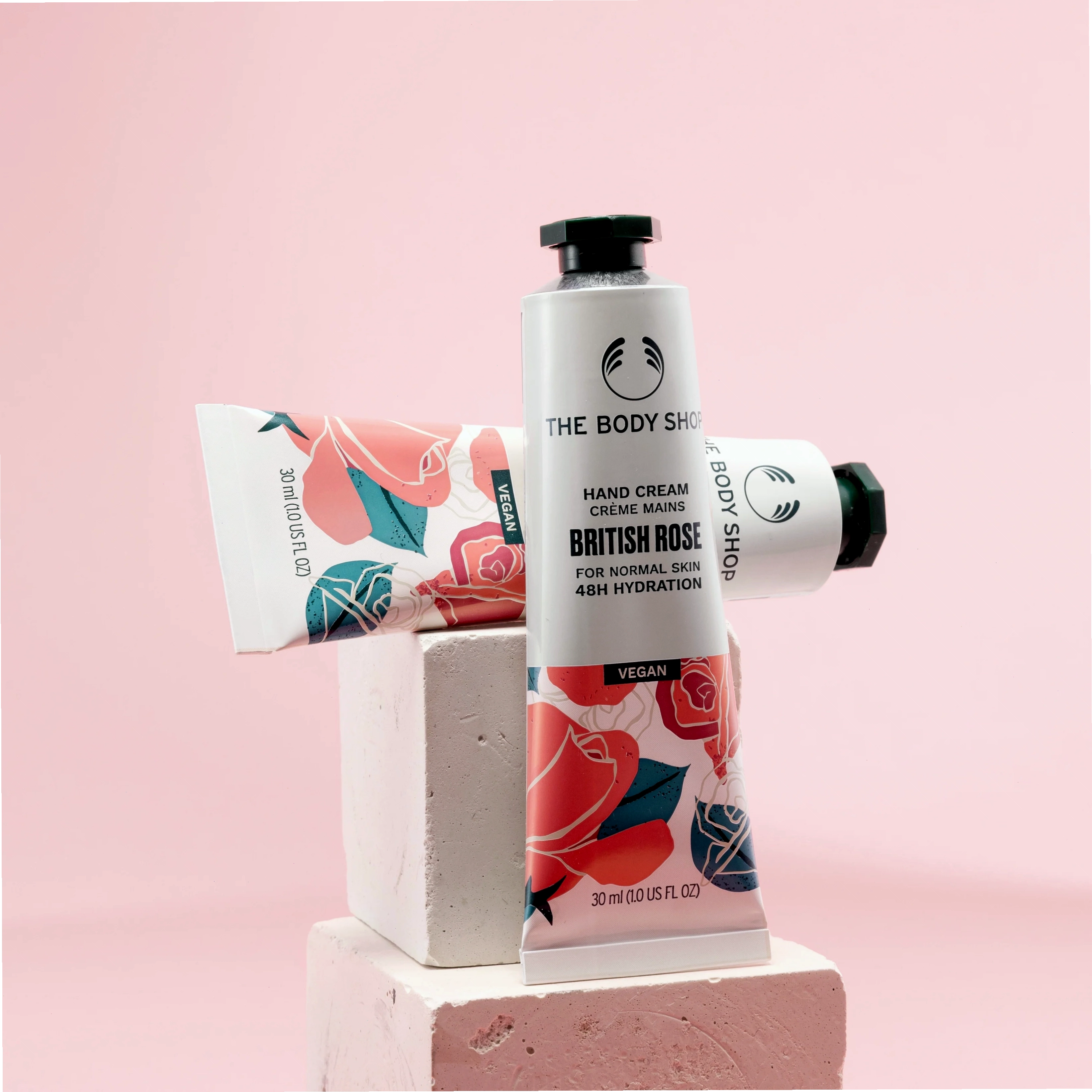 Kem dưỡng da tay The Body Shop British Rose Hand Cream