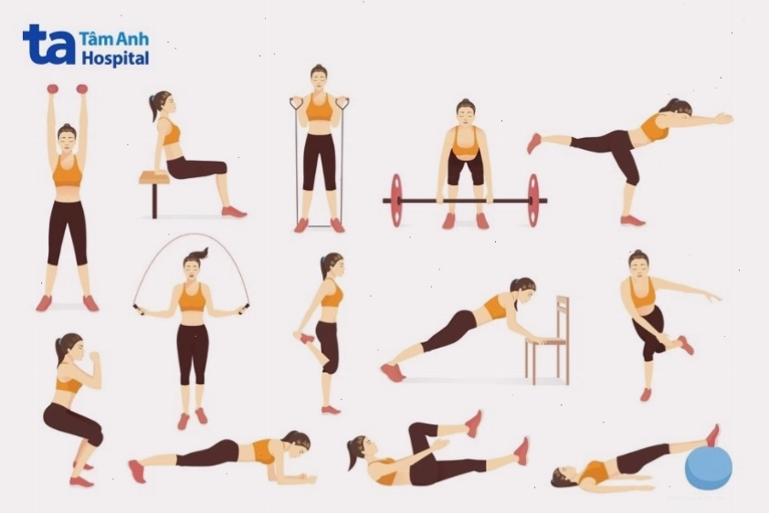 Kết hợp nhiều bài tập cardio để giảm mỡ