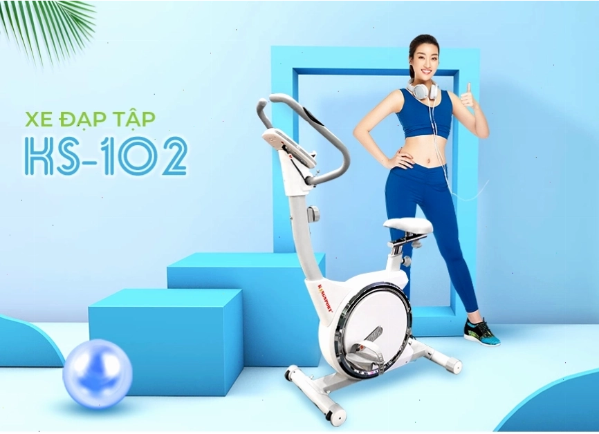 Khả năng di chuyển tiện lợi của xe đạp tập Kingsport KS-102
