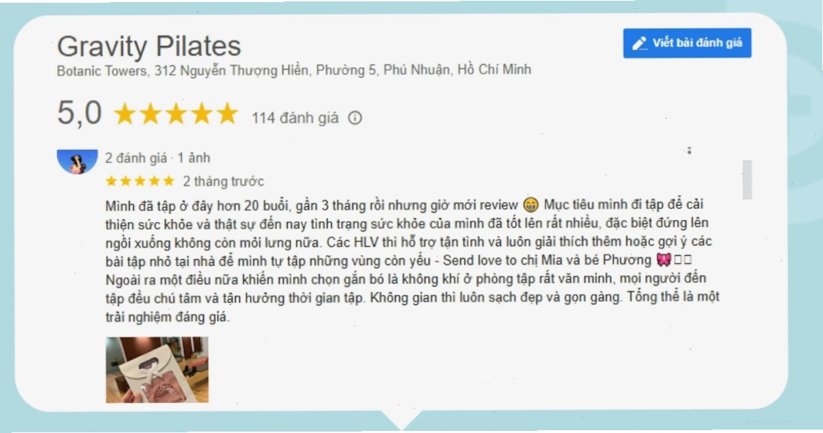 Khách hàng tập luyện tại Kefie Pilates