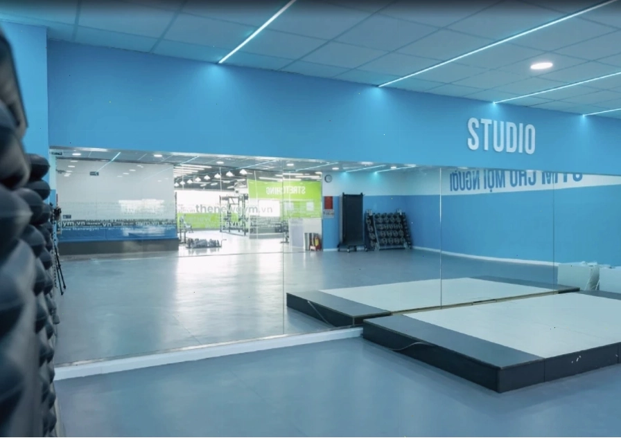 Không gian luyện tập đa dạng tại The New Gym Nguyễn Thị Thập