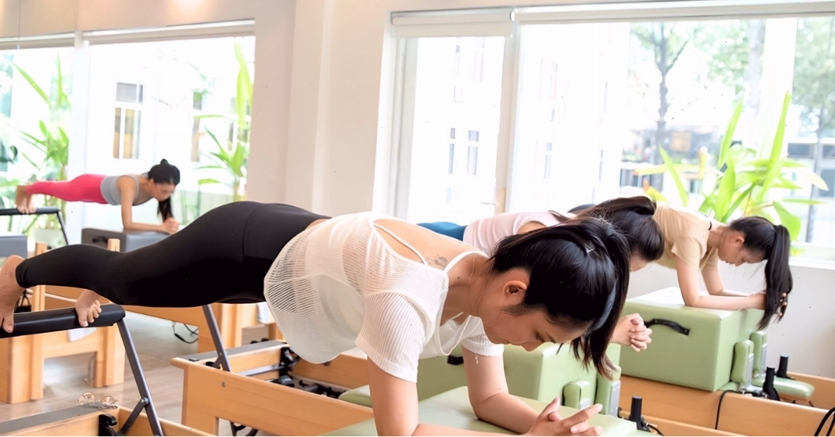 Không gian phòng tập tại Top Pilates