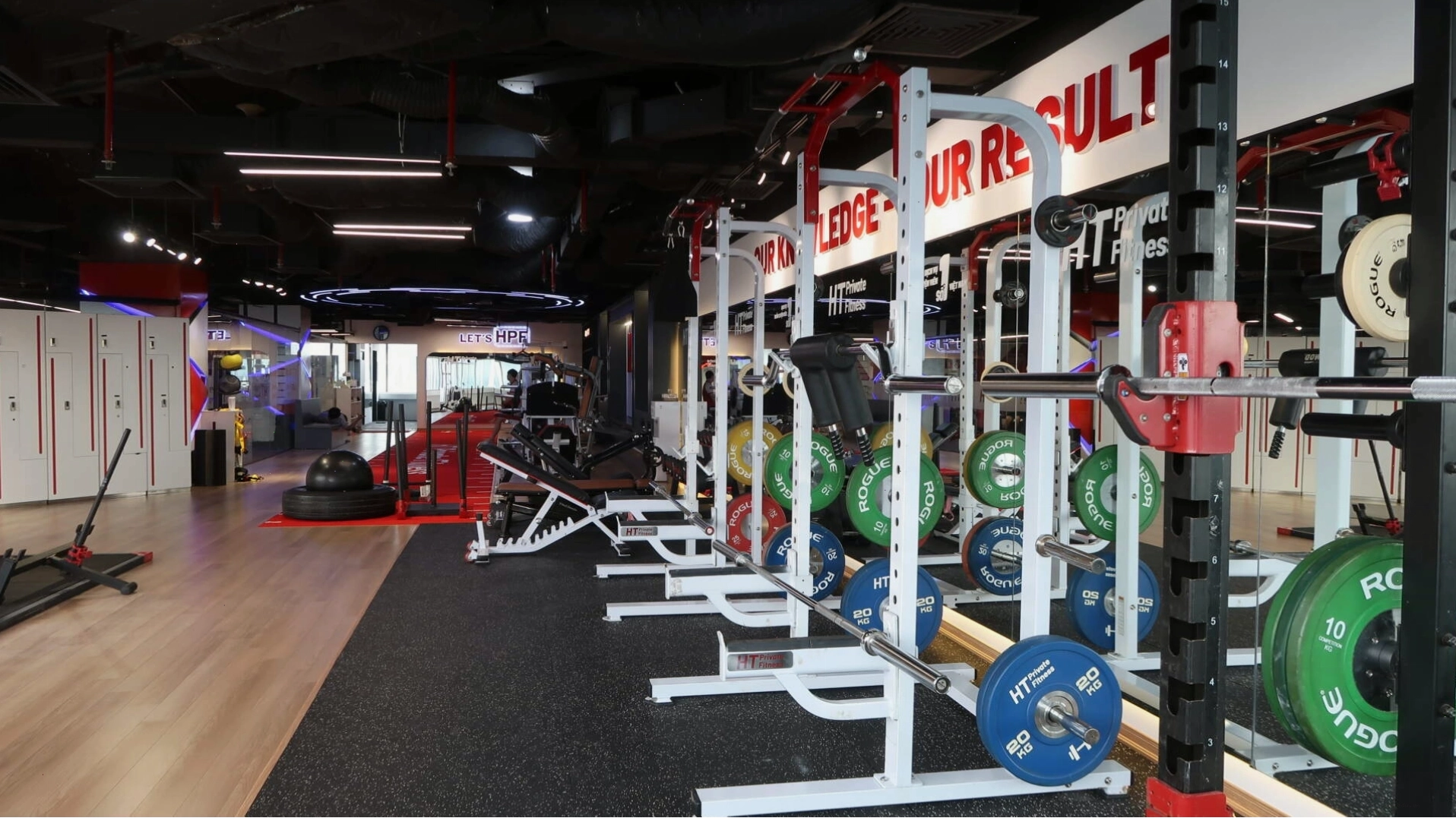 Không gian rộng rãi của HT Active Fitness Thái Hà