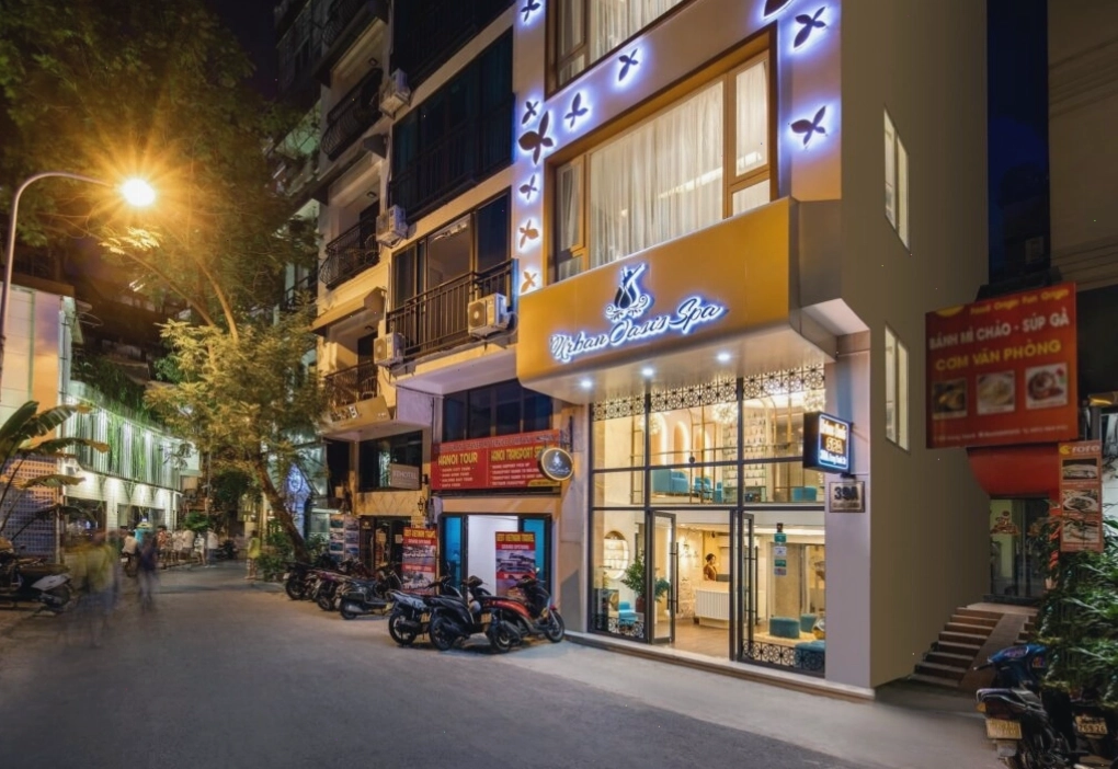 Không gian sang trọng tại Oasis Spa Hà Nội với các liệu pháp massage chuyên nghiệp